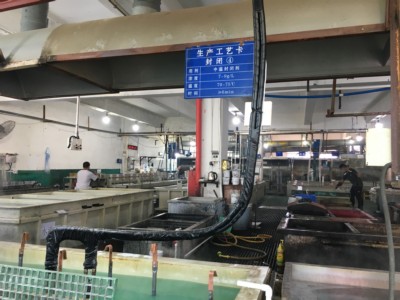 深圳万隆星光铝质表面处理有限公司生产车间